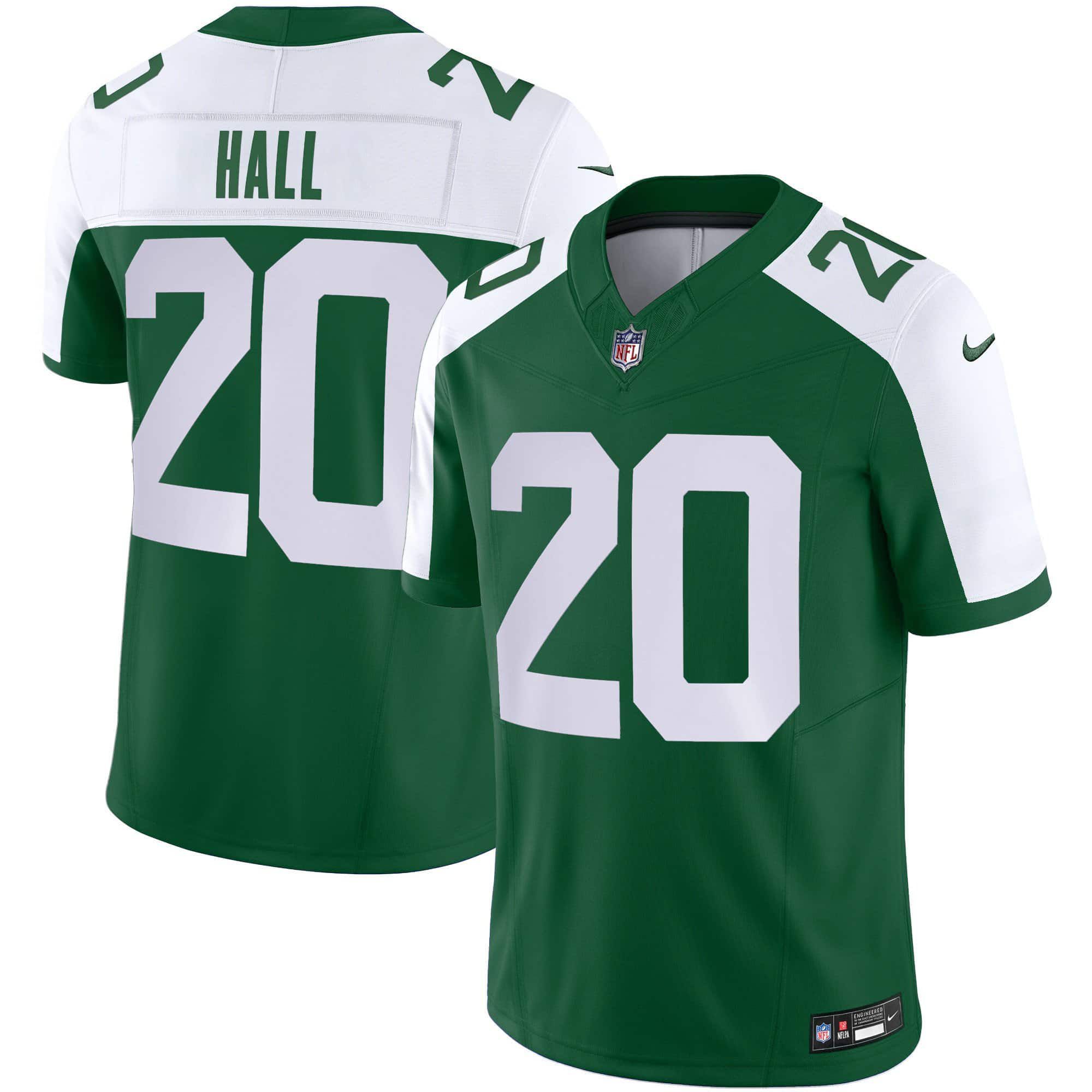 Men New York Jets #20 Hall Green 2024 Nike Limited NFL Jersey style 1->indianapolis colts->NFL Jersey